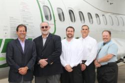 AvCraft's Technical Management Team beside an ATR 42-500